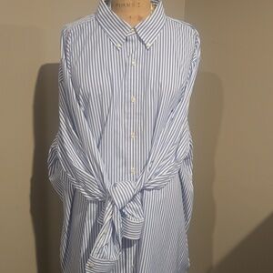 Men's Blue Striped Shirt